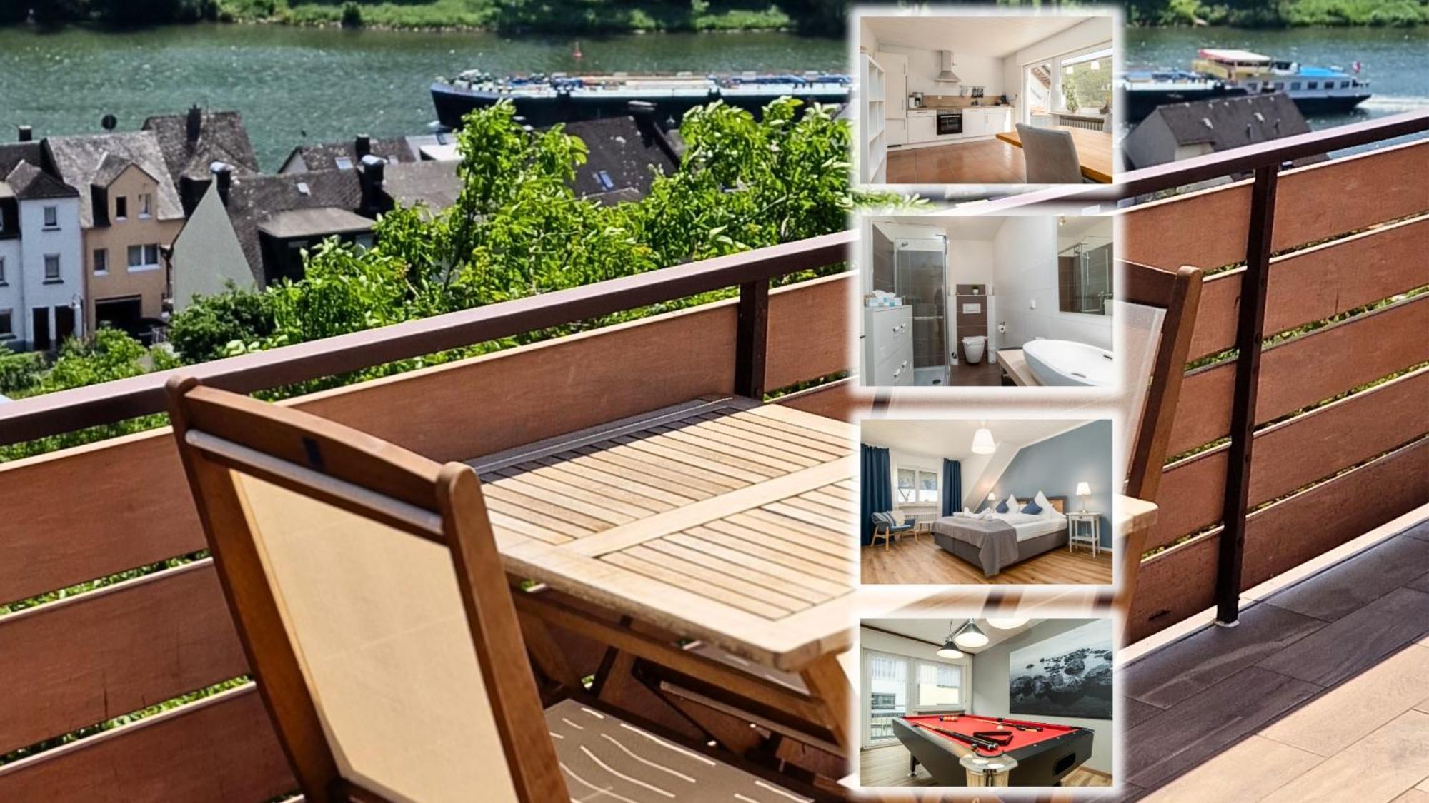 Riesling Appartement For 2 - 4 People - Billiards - Balcony With Mosel View - Parking - Wine Barrel Bar - Fully Equipped Kitchen - Netflix - Waiputv - 3 Km From Cochem Клоттен Экстерьер фото